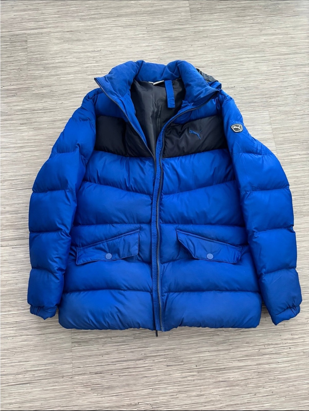 Puma Men's Blue Puffer Jacket